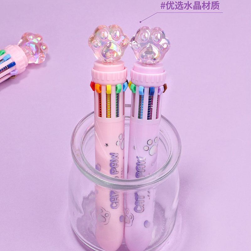 12 bolígrafo creativo 12 colores multifunción bolígrafo de color estudiantes bolígrafo multicolor bolígrafo atómico NaYou