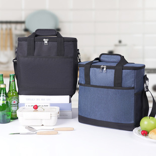 Amazon cross-border large-capacity lunch bag multi-functional outdoor ice bag for office workers with lunch bag lunch box insulation bag