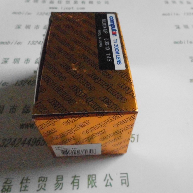 computar百万高清像素工业镜头MLM3X-MP