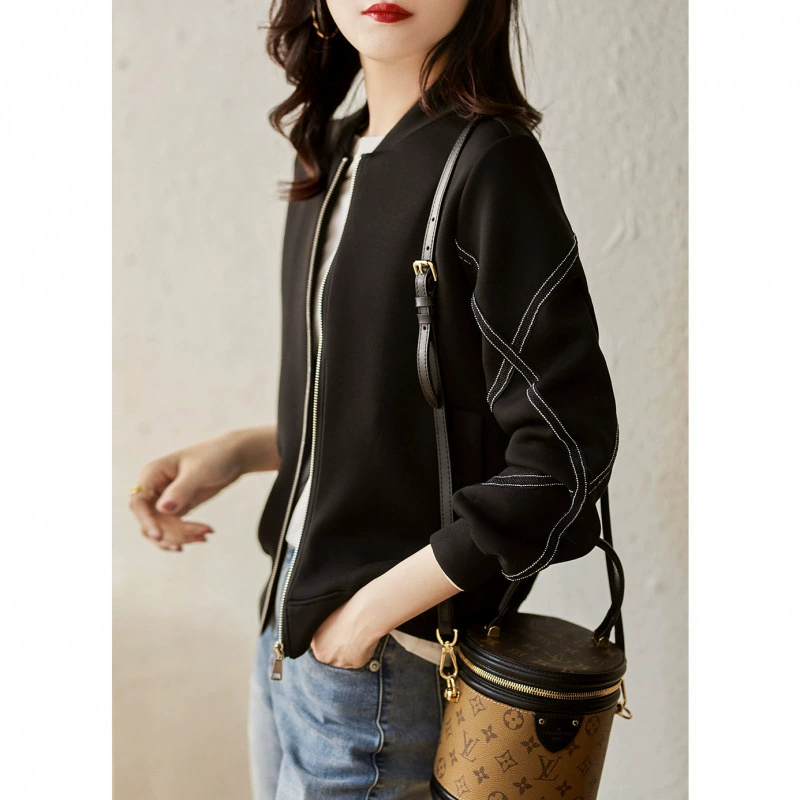 Baseball autumn uniform, jacket, fitted fashionable set, western style, Korean style, oversize