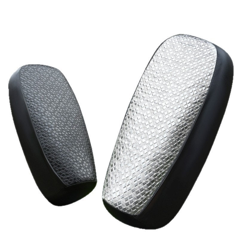 cubierta de cojín de automóvil eléctrico a prueba de agua y protección solar cubierta de asiento de motocicleta cubierta de cuero cubierta de aislamiento térmico cubierta de protección general en todas las estaciones