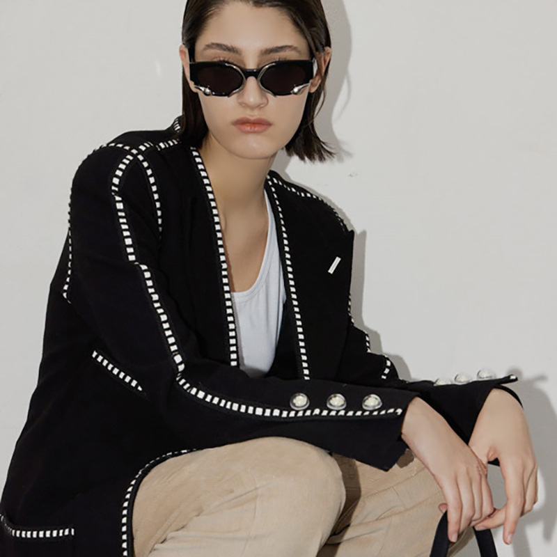 Retro Snake Cat Eye Sunglasses Cross-Border Export Jennie Same Style Y2K Sexy Sunglasses Manufacturer Customized