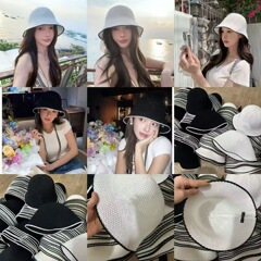 小红书爆款25C小香风正确版本渔夫帽女春夏百搭显脸小盆帽水桶帽