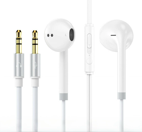 YF06 (3m anchor headset) white double head double hole ear shell