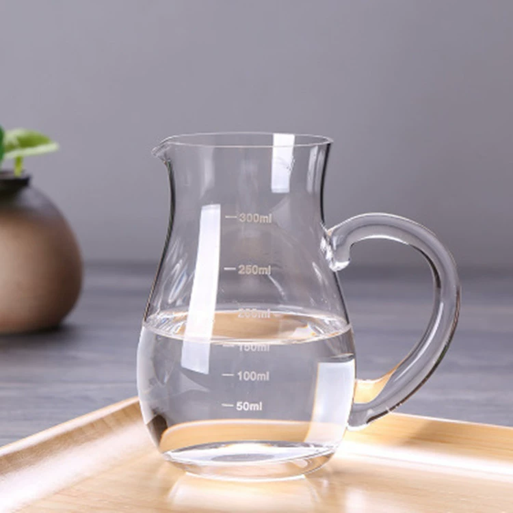 Elise простой стеклянный ликер горшок Вина Диспенсер пьяный месяц вина диспенсер с ручкой графин со шкалой 600 мл