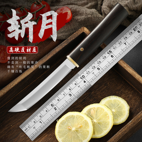 Mini m390 powder steel high hardness outdoor fruit knife home self-defense portable exquisite small tea knife meat eating knife