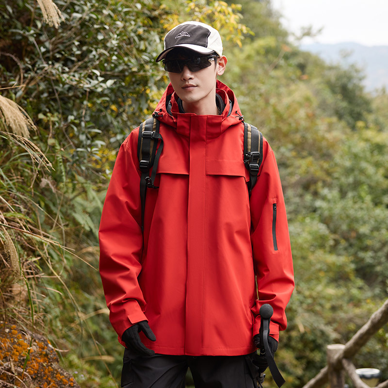 NASA三合一冲锋休闲外套春秋季2025新款户外登山服防风防水夹克衫|undefined