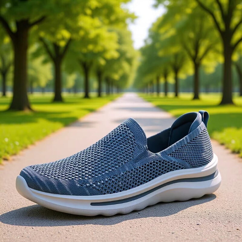 Shoes for Elderly Men with Swollen Feet, Wide and Fat Feet, Dad Shoes for Big Feet, Comfortable Sports Shoes for Middle-Aged and Elderly People That Don'T Tire Your Feet