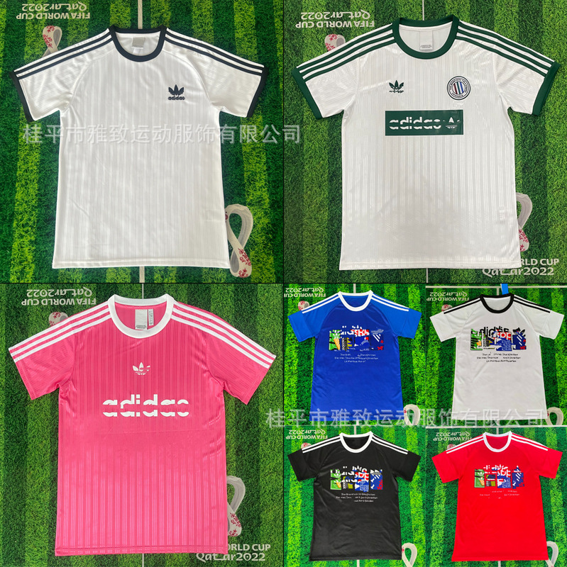 Cross-border Clover Series Men's and Women's Casual Trendy T-shirts and Football Uniform Jerseys Cross-border Clover Series Men's and Women's Casual Trendy T-shirts and Football Uniform Jerseys