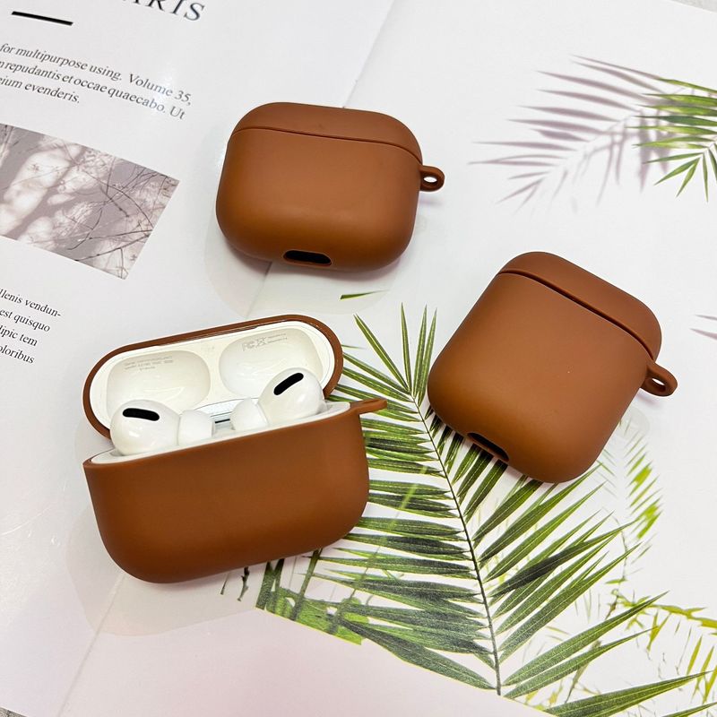 Airpods1/2世代pro新3世代保護カバーフロストtpu純色リンゴbluetoothイヤホンカバーを適用|undefined