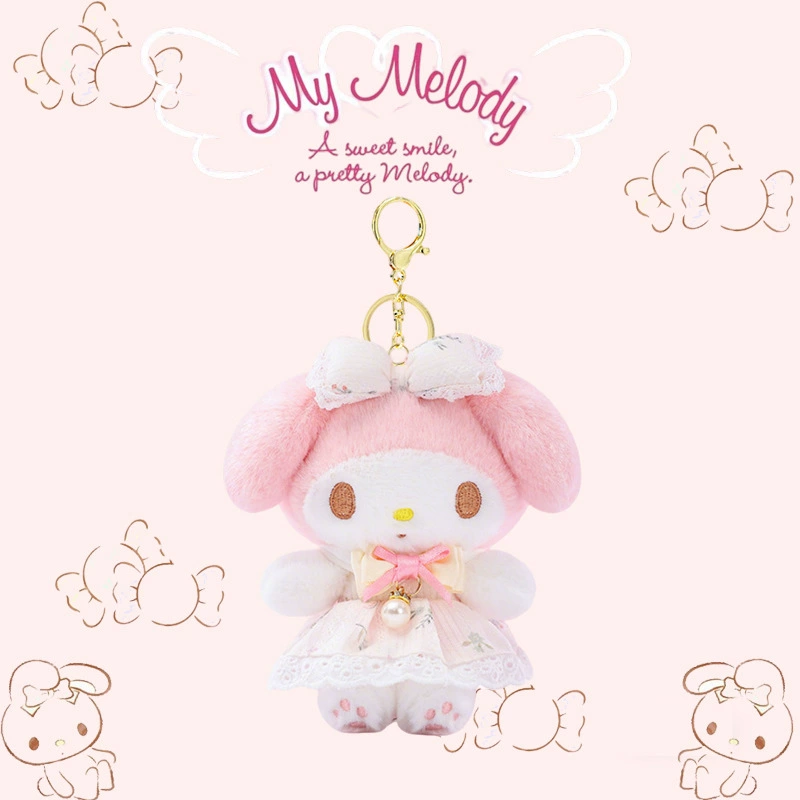Плюшевая игрушка (Sanrio Hello Kitty) 10 см брелок/декор для сумки, оригинальное качество