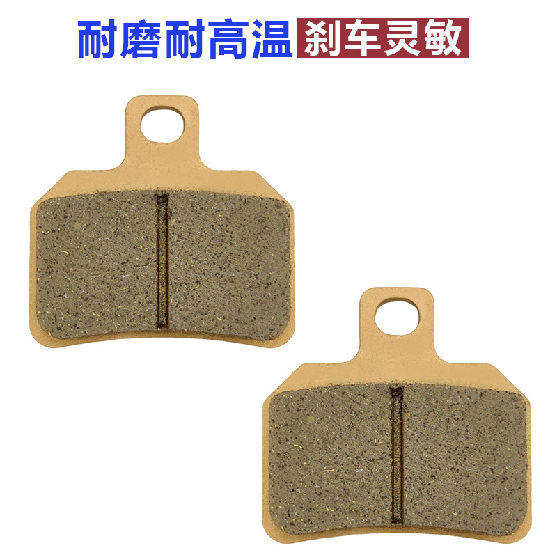 Jinjian Tailing No. 9 e.80mk2 Lvyuan Coche eléctrico para llevar Pastillas de freno delanteras y traseras Piel de freno de disco tipo B octogonal inverso