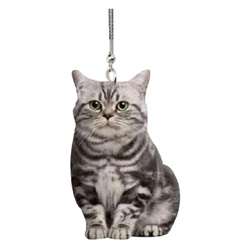 Cruz-frontera nuevo colgante CuteCat coche decoración clave mochila acrílico colgante