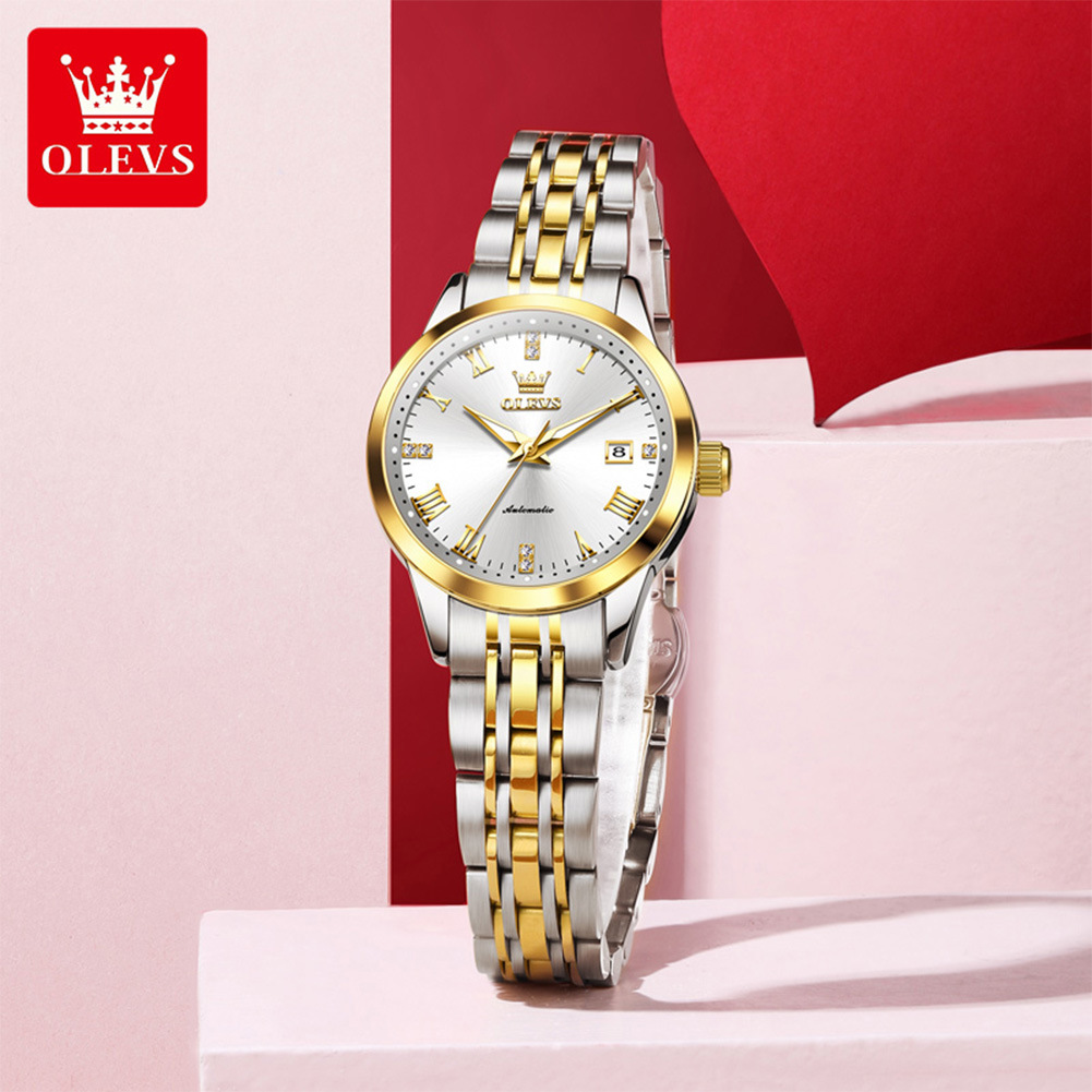 Swiss Certified Oris Brand New Fully Automatic Mechanical Women's Watch High-End Business Waterproof Luminous Women's Watch