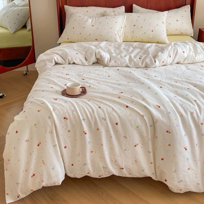 컬러풀 체리 [핫추천 - A급 면 100% 더블 레이어 원사]