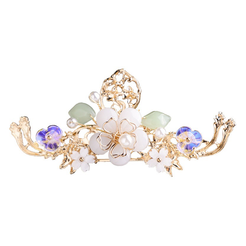 Han Dynasty Hair Crown, Ancient Style, Tang Style, Ming Dynasty and Song Dynasty, Ancient Costume Hair Accessories for Women, Ball Head, Elegant Updo for Women