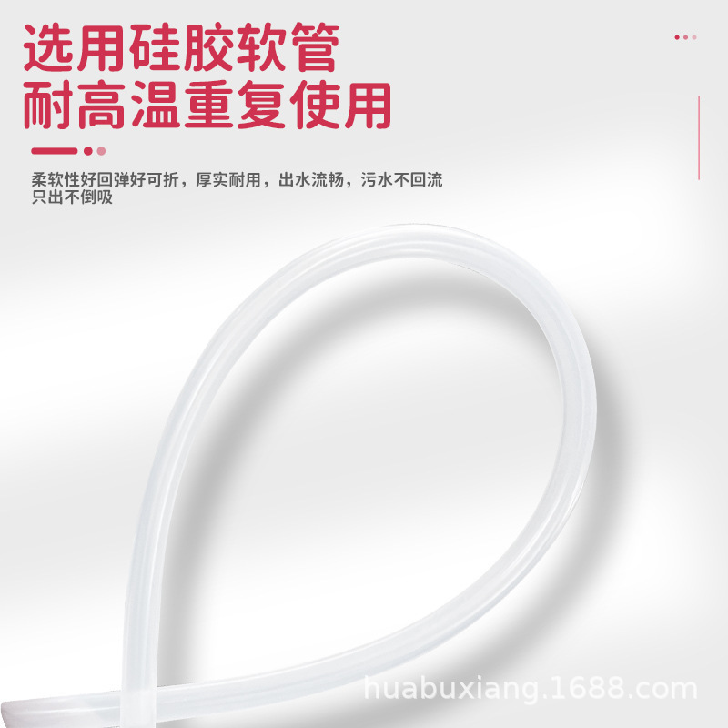 Capacious hygienic disposable bidet for home use