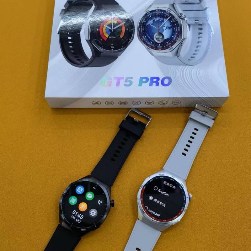 Cross-Border Domestic New Product Gt5Pro Smart Watch with Phone Calling Function, Huaqiangbei Heart Rate and Ecg Smart Bracelet Watch Cross-Border Domestic New Product Gt5Pro Smart Watch with Phone Calling Function, Huaqiangbei Heart Rate and Ecg Smart Bracelet Watch