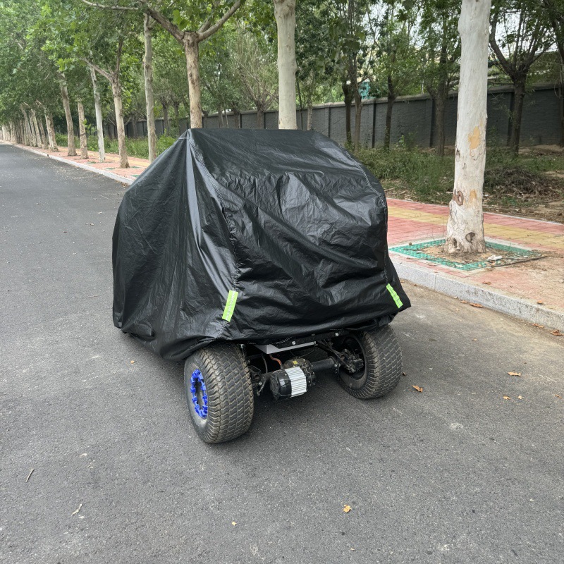 Cross-Border Amazon All-Terrain Atv Cover 420D Oxford Cloth Car Cover Rainproof Sun Protection Go-Kart Cover Sunshade