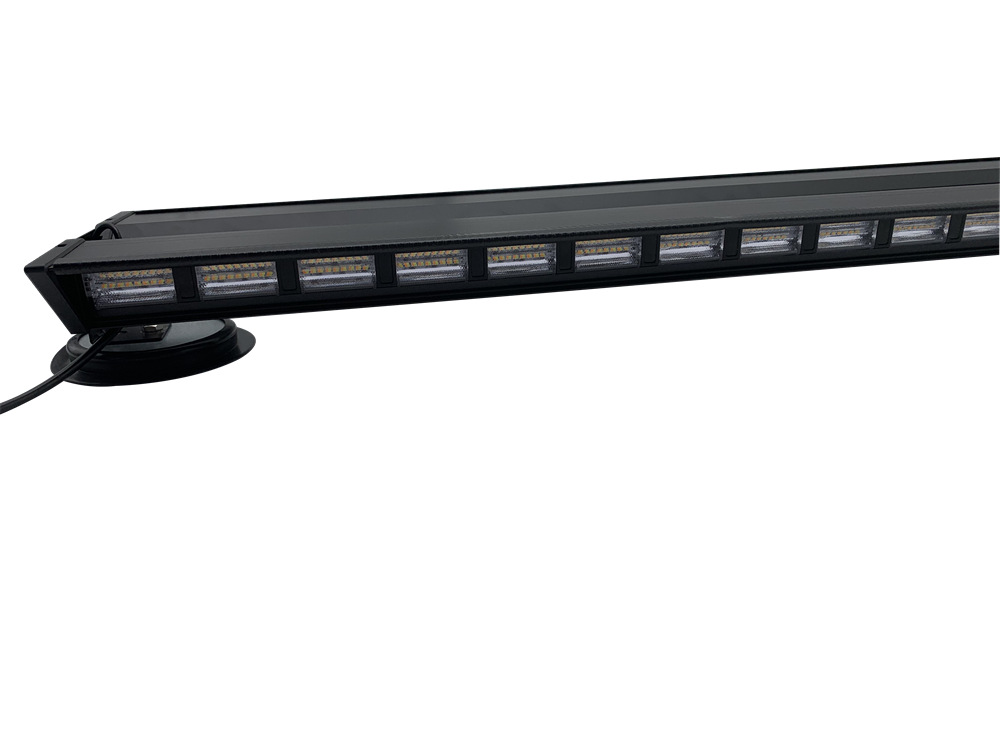 Car ceiling bright warning light engineering vehicle LED yellow strobe light flash with strong magnetic base 12-24v