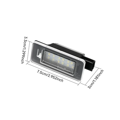 for Nissan license plate: License plate lamp