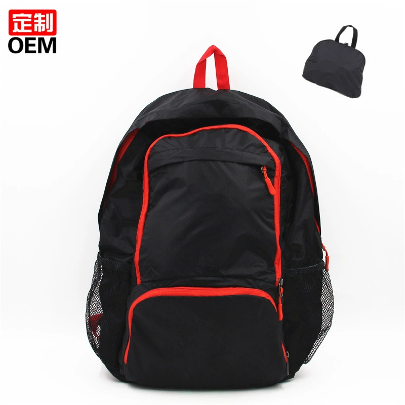 Ultra light waterproof folding backpack, handheld sports storage system, custom-made