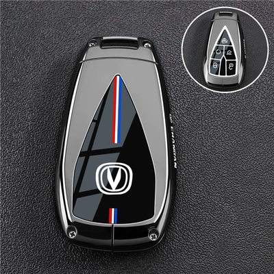 Yida 55, cs35, univ, Car key bag - changan-b-model-5-key-black-vinyl-single-shell