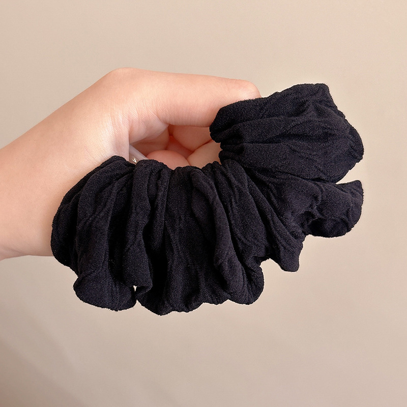 Cuerdas de cabeza de alta elasticidad duradera niñas delicadas anillo de cabello de alta calidad cuerdas de cabello de cola de caballo atadas de cabello correa cubierta de cuero