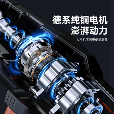 High pressure car wash water gun: Household Rechargeable Lithium Battery Car
