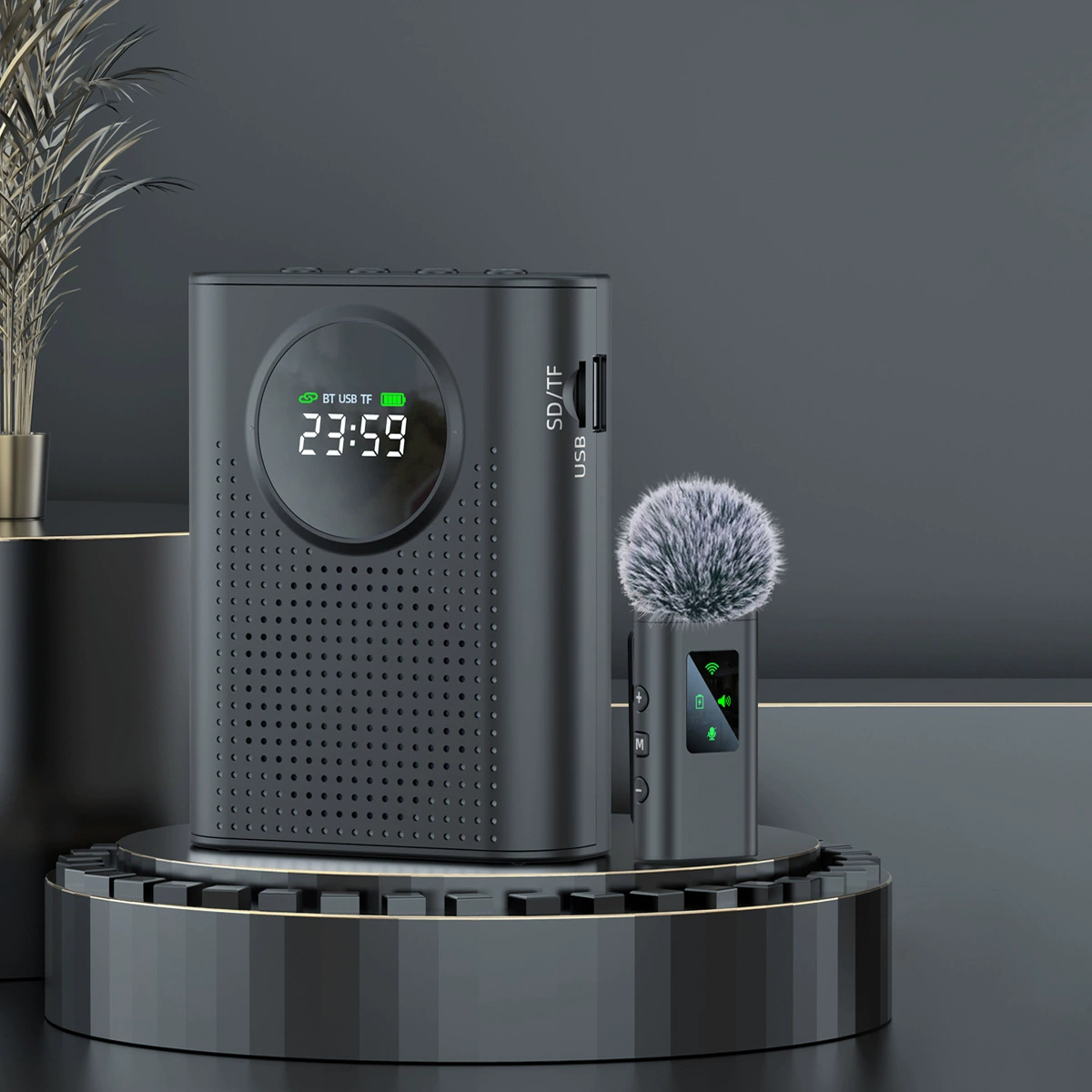 Беспроводной громкоговоритель S67 новая частная модель с воротником маленькой пчелы учитель специальный гид для учителей