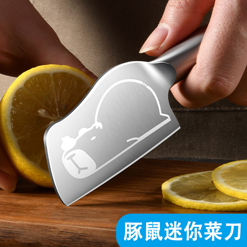 Mini cuchillo de cocina cuchillo de frutas de acero para niños cuchillo de indias de acero para estudiantes cuchillo de frutas afiladas portátiles