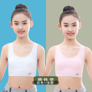 Brand Seamless Girls' Underwear Development Period Junior High School Students, High School Students, Older Girls, Adolescent Girls, Small Vests Summer
