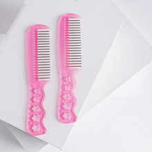 跨境产品批发假发钢梳防毛躁护理梳子塑料小钢梳假发打结工具配件