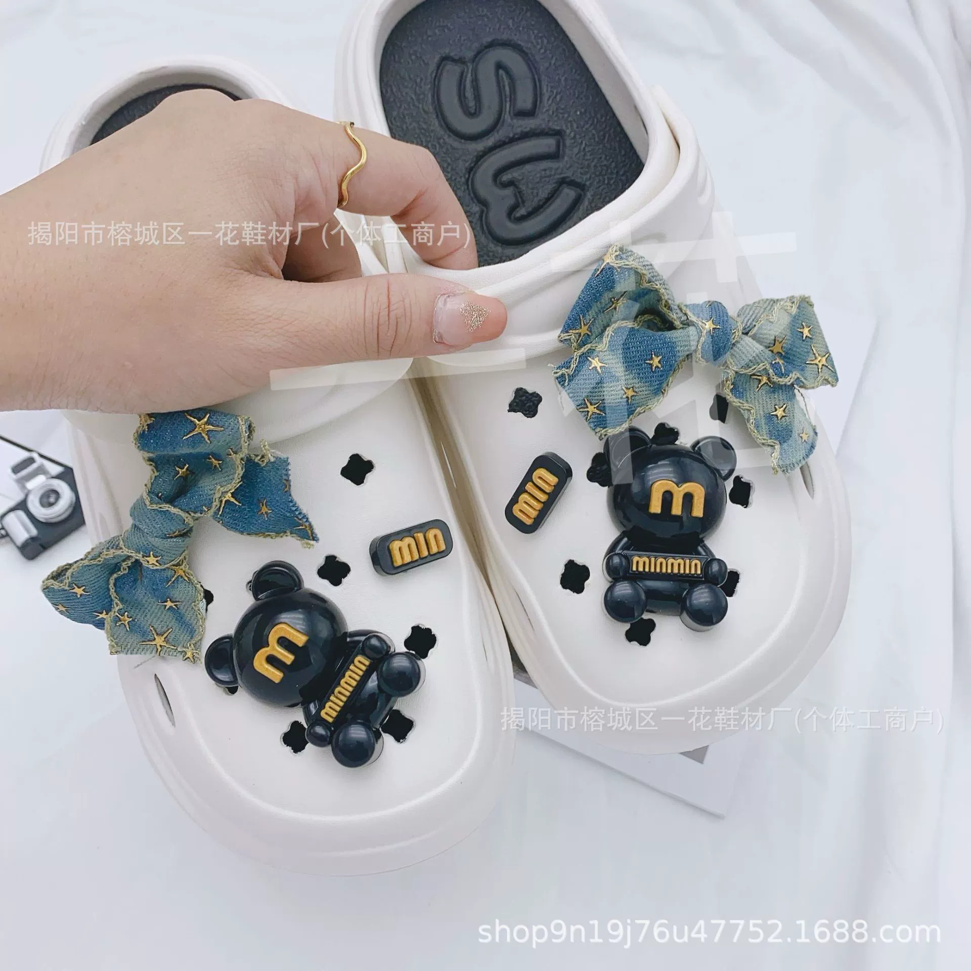 (Cross-border trading), cartoon accessory, footwear buckle, shoelace buckle PVC, DIY