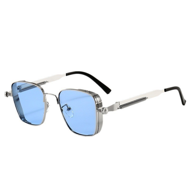 Silver frame blue piece (stainless steel material)
