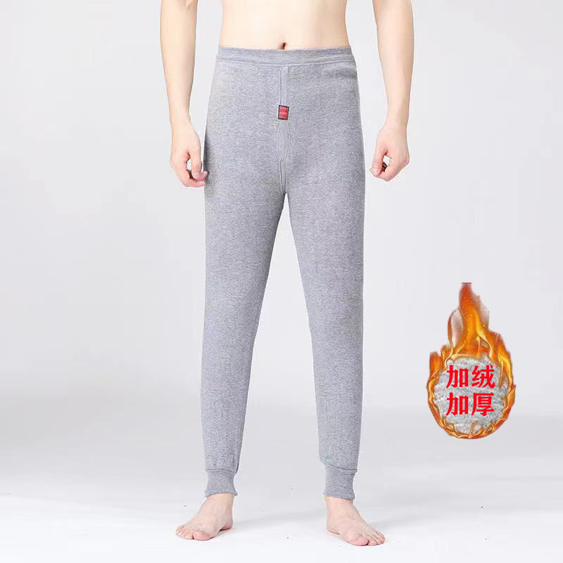 Pantalones cálidos de otoño e invierno, pantalones largos gruesos de terciopelo para hombres, pantalones de algodón para hombres, pantalones de algodón con base, pantalones de algodón, pantalones, pantalones de terciopelo