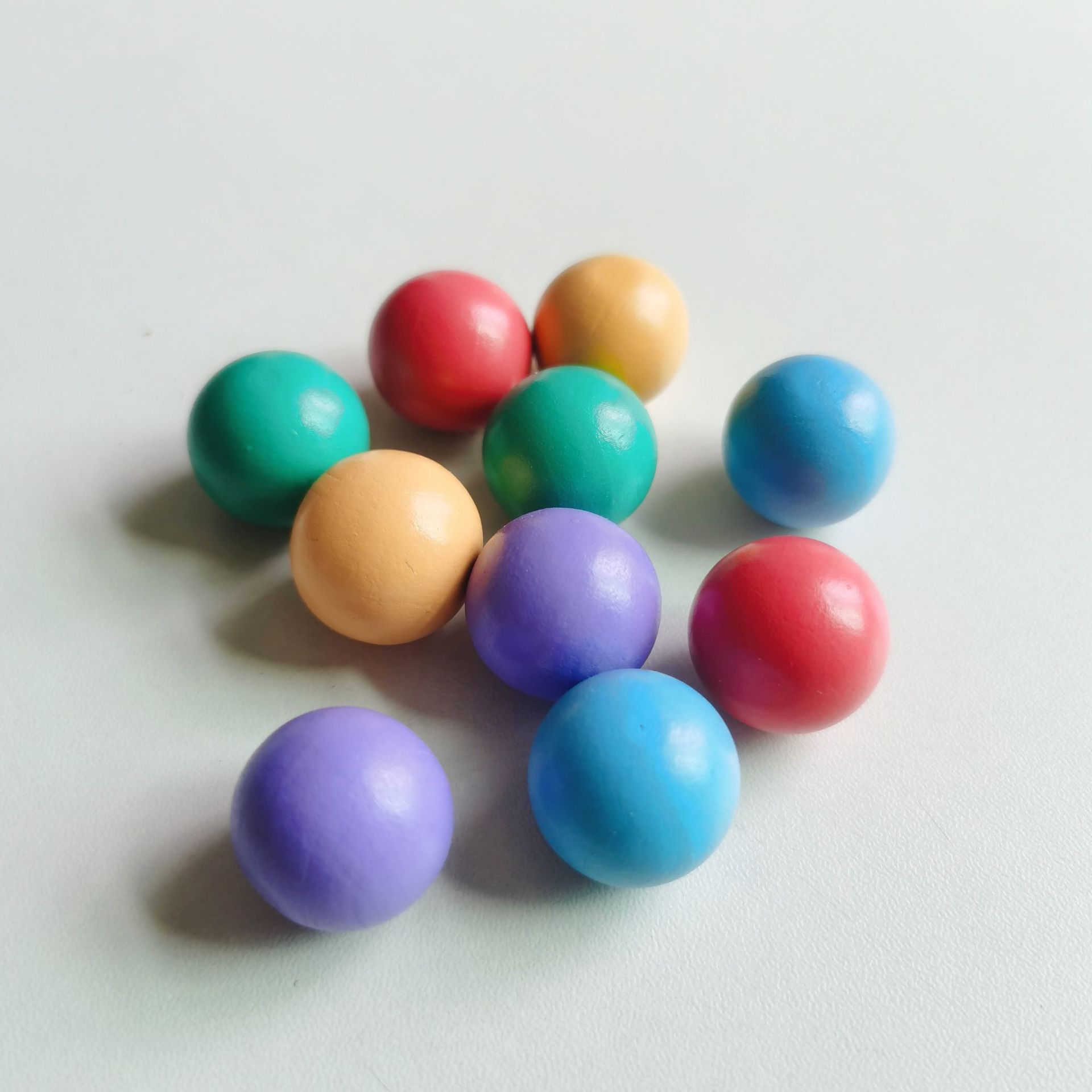 컬러비즈(3cm) 10개