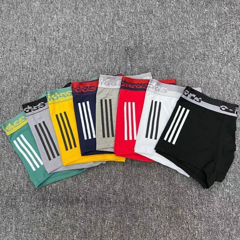 Calzoncillos bóxer de algodón para hombre con estampado deportivo