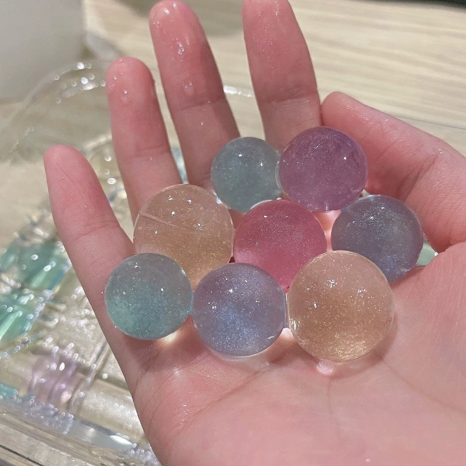 Красочные бусины губка Детские Красочные флэш-бусины Кристалл грязь океан Детские богатые бусины пузырь большие бусины Пузырьковые бусины Гидропоника