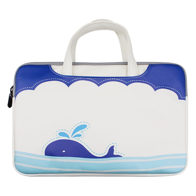 Ultra-Light Waterproof Laptop Handbag, Spine Protection Laptop Bag, Business Painted Leather Satchel Briefcase