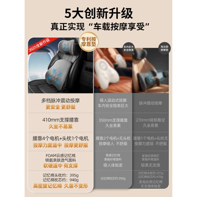 Car electric massage lumbar support cushion for drivers, car lumbar support for driving seat backrest (Masaj avadanlığı) - 5-major-innovative-upgradesthe-top-choice-in-the-car-massage-lumbar-support-industry