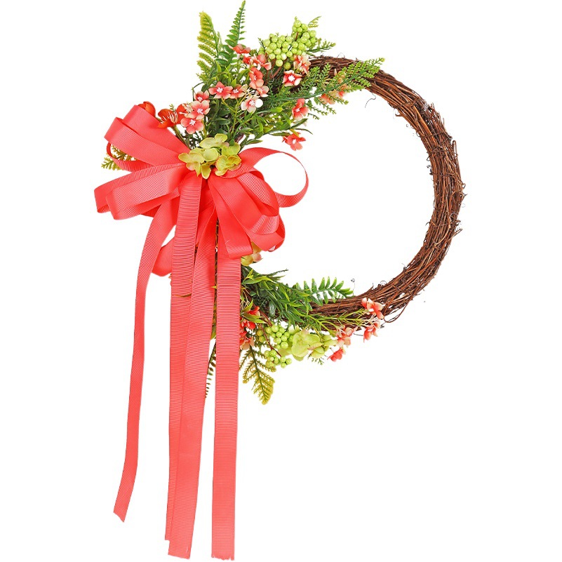 Hong Kong amor flor artificial al por mayor 2024 nuevo arco cinta rama muerta Garland patio Aire Libre decoraciones del partido