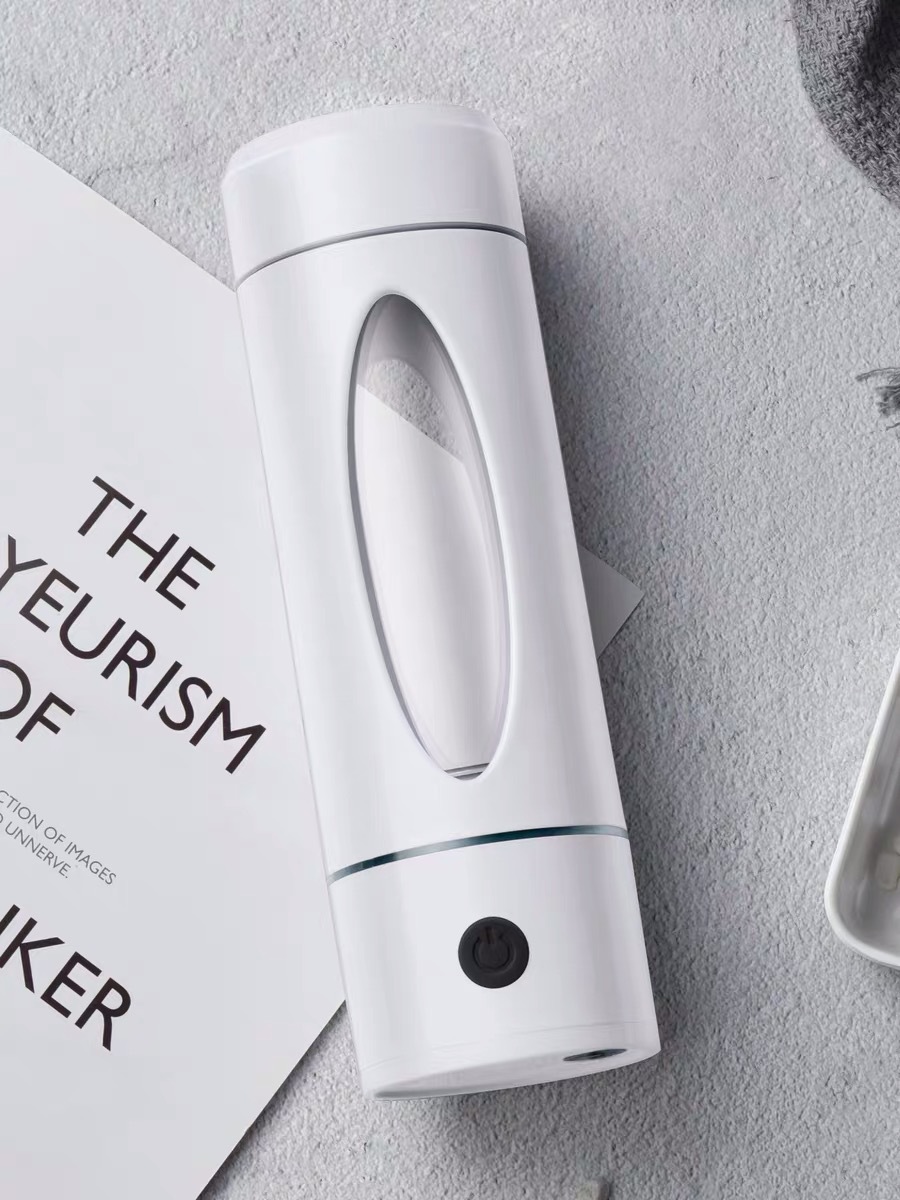Japanese water cup hydrogen rich water cup hydrogen and oxygen separation weak alkaline negative ion intelligent rechargeable health glass cup