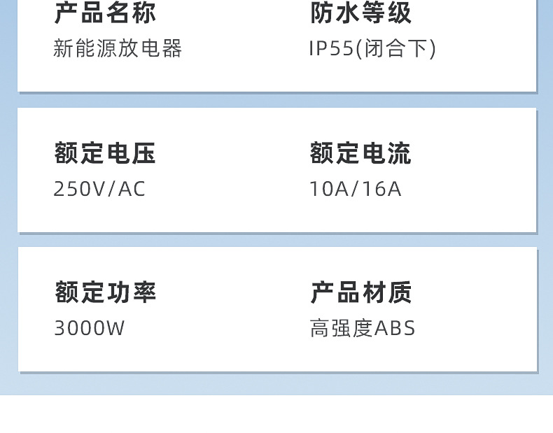 Outdoor New Energy Discharge Gun Byd Geely Ideal Question Discharger Electric Vehicle External Discharge Strip