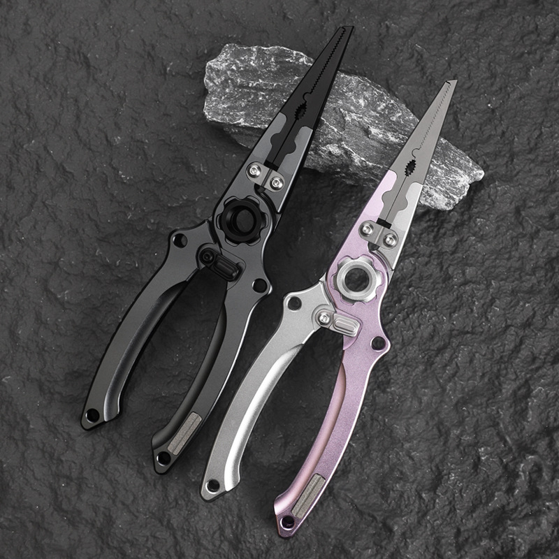 控鱼器路亚控鱼钳多功能带秤路亚钳大物套装剪鱼线钓鱼钳子