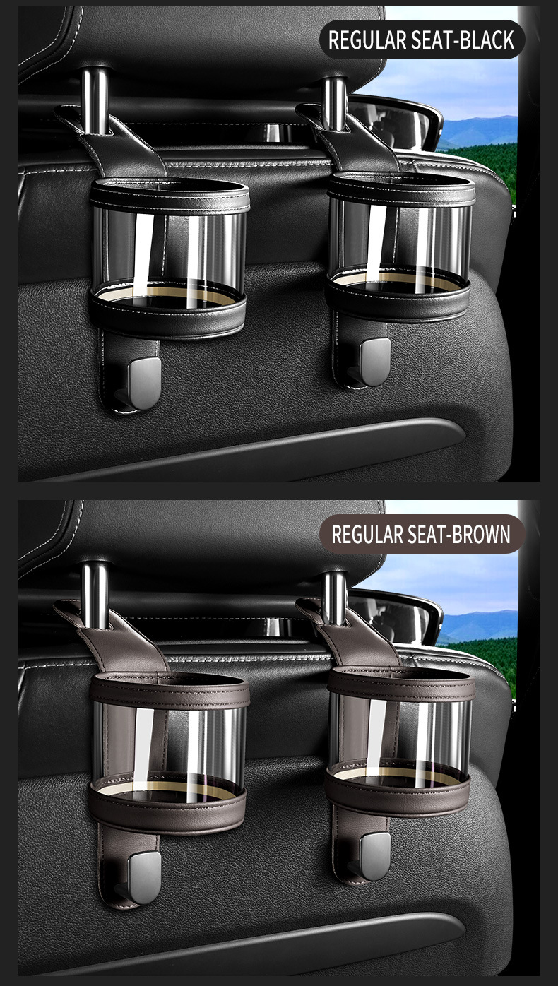 Car Hook Car Seat Back Multifunctional Water Cup Holder Car Rear Mobile Phone Storage Decoration Supplies