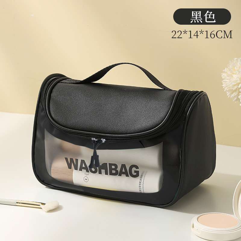 Artículos de tocador y bolsas curvas-negras