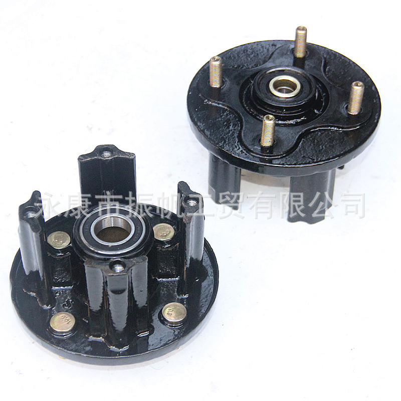 Accesorios de motocicleta de cuatro ruedas modificados Longding ATV de playa de carretera delantera brida de cubo de rueda 110mm placa de orificio de asiento