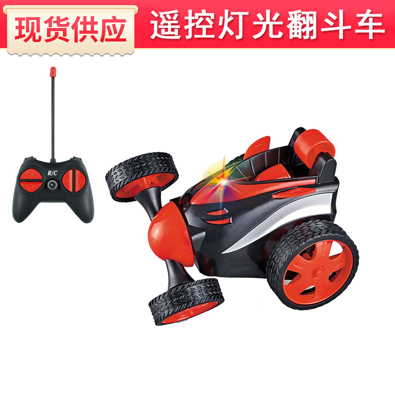 Coche volquete eléctrico a control remoto, juguete de acrobacias para niños, venta popular para exportación