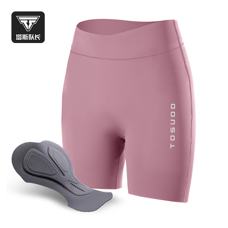 Captain Tas Cycling Seamless Shorts Spring and Summer Women's Cycling Shorts with Butt Pads Professional Sports Pants